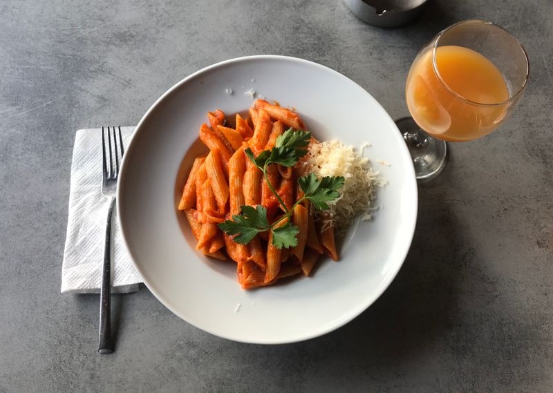 Penne Arrabbiata spicy pasta dish